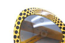 Load image into Gallery viewer, 極美品 LOUIS VUITTON ルイ ヴィトン × 草間彌生 コラボ サングラス Z0478E ウェーブ オーバーサイズ 53□20 イエロー 中古 59640
