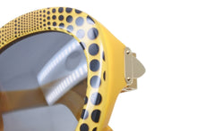Load image into Gallery viewer, 極美品 LOUIS VUITTON ルイ ヴィトン × 草間彌生 コラボ サングラス Z0478E ウェーブ オーバーサイズ 53□20 イエロー 中古 59640