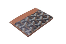 Load image into Gallery viewer, 極美品 GOYARD ゴヤール カードケース サンシュルピス ヘリンボーン柄 ブラック ブラウン 中古 59642