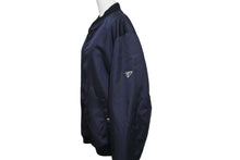 Load image into Gallery viewer, 新品同様 PRADA プラダ ボンバージャケット ネイビー ナイロン トライアングルロゴ サイズ50 ACU1 2021 2293 中古 59644