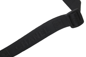 CHANEL シャネル スポーツライン ショルダーバッグ ポーチ キャンバス メッシュ ブラック カーキ 8511921 美品 中古 59647