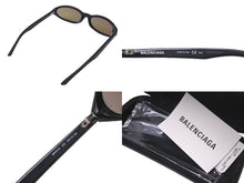 Load image into Gallery viewer, BALENCIAGA バレンシアガ サングラス ネオ アセテート プラスチック ブラック 59□18-135 BB0007S 美品 中古 59648