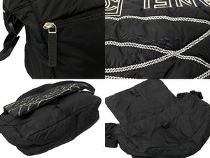 CHANEL シャネル スポーツライン ナイロン ショルダーバッグ 10番台 ブラック ココマーク ロゴ 美品 中古 59669