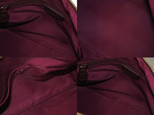 画像をギャラリービューアに読み込む, Christian Dior クリスチャンディオール ハンドバッグ トロッター 02-B0-0995 キャンバス レザー ボルドー 美品 中古 59678