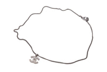 Load image into Gallery viewer, CHANEL シャネル ネックレス 10V ココマーク シルバー メタル ラインストーン チェーン 美品 中古 59681