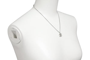 CHANEL シャネル ネックレス 10V ココマーク シルバー メタル ラインストーン チェーン 美品 中古 59681