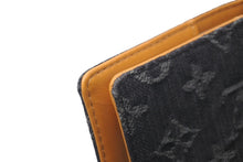 画像をギャラリービューアに読み込む, LOUIS VUITTON ルイヴィトン 手帳カバー R21038 アジェンダMM ブラック モノグラムデニム 美品 中古 59682