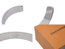 Load image into Gallery viewer, 極美品 LOUIS VUITTON ルイ ヴィトン × NIGO ニゴー コラボ バングル MP2693 ブラスレスクエアード LVストラス シルバー 中古 59683