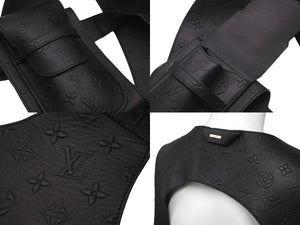 極美品 LOUIS VUITTON ルイヴィトン ベスト エンボスミッドレイヤー ベスト モノグラム 2021AW サイズS 1A5VUL 中古 59685