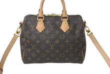 Load image into Gallery viewer, LOUIS VUITTON ルイヴィトン モノグラム スピーディ25 バンドリエール 2WAY ハンドバッグ M41113 PVC ブラウン 鞄 美品 中古 59706