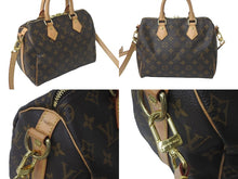 Load image into Gallery viewer, LOUIS VUITTON ルイヴィトン モノグラム スピーディ25 バンドリエール 2WAY ハンドバッグ M41113 PVC ブラウン 鞄 美品 中古 59706