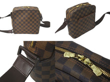 Load image into Gallery viewer, LOUIS VUITTON ルイヴィトン ショルダーバッグ オラフPM ダミエキャンバス ブラウン N41442 美品 中古 59713