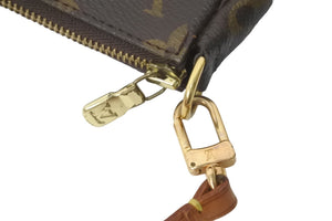 LOUIS VUITTON ルイヴィトン モノグラム ポシェット アクセサリーポーチ 旧型 M51980 ロゴ 手持ち 小物入れ 美品 中古 59714