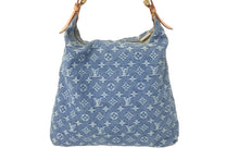 画像をギャラリービューアに読み込む, LOUIS VUITTON ルイヴィトン バギーGM モノグラムデニム ショルダーバッグ M95048 ブルー 良品 中古 59718