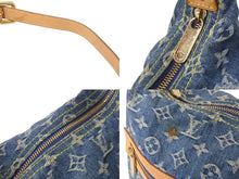 画像をギャラリービューアに読み込む, LOUIS VUITTON ルイヴィトン バギーGM モノグラムデニム ショルダーバッグ M95048 ブルー 良品 中古 59718
