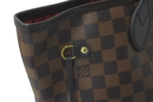 Load image into Gallery viewer, LOUIS VUITTON ルイヴィトン トートバッグ ネヴァーフル MM ダミエキャンバス ブラウン ポーチ付き N41358 美品 中古 59720