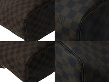 Load image into Gallery viewer, LOUIS VUITTON ルイヴィトン トートバッグ ネヴァーフル MM ダミエキャンバス ブラウン ポーチ付き N41358 美品 中古 59720