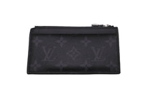 Load image into Gallery viewer, LOUIS VUITTON ルイヴィトン カードケース M69533 コインカード ホルダー ブラック モノグラムエクリプス 美品 中古 59721