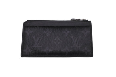 LOUIS VUITTON ルイヴィトン カードケース M69533 コインカード ホルダー ブラック モノグラムエクリプス 美品 中古 59721