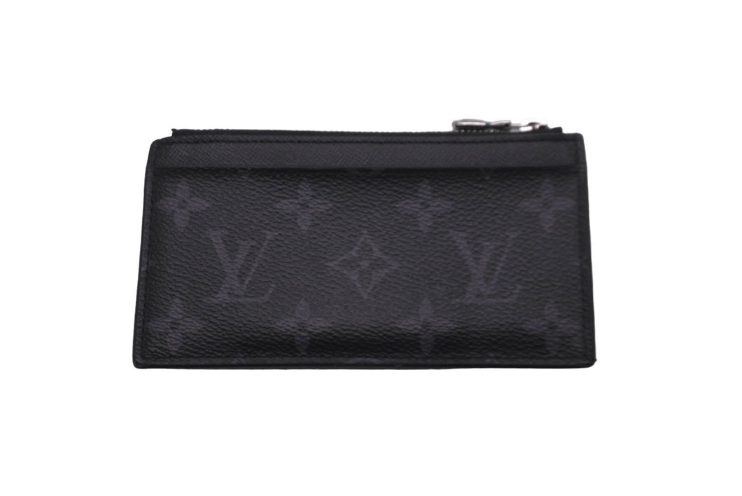 LOUIS VUITTON ルイヴィトン カードケース M69533 コインカード ホルダー ブラック モノグラムエクリプス 美品 中古 59721