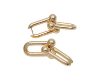 Load image into Gallery viewer, 新品未使用 TIFFANY&amp;Co. ティファニー ハードウェア エクストラ ラージ ピアス イエローゴールド K18 60006355 17.4g 中古 59729