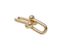 Load image into Gallery viewer, 新品未使用 TIFFANY&amp;Co. ティファニー ハードウェア エクストラ ラージ ピアス イエローゴールド K18 60006355 17.4g 中古 59729