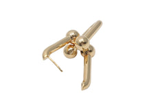 Load image into Gallery viewer, 新品未使用 TIFFANY&amp;Co. ティファニー ハードウェア エクストラ ラージ ピアス イエローゴールド K18 60006355 17.4g 中古 59729