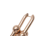 Load image into Gallery viewer, 新品未使用 TIFFANY&amp;Co. ティファニー ハードウェア エクストラ ラージ ピアス ピンクゴールド 63009024 K18 18.2g 中古 59731