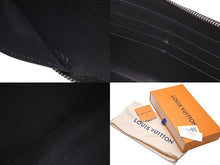 画像をギャラリービューアに読み込む, LOUIS VUITTON ルイヴィトン 長財布 ジッピー オーガナイザー 2017AW シュプリームコラボ ブラック M67723 美品 中古 59735