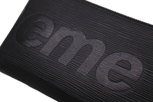 画像をギャラリービューアに読み込む, LOUIS VUITTON ルイヴィトン 長財布 ジッピー オーガナイザー 2017AW シュプリームコラボ ブラック M67723 美品 中古 59735