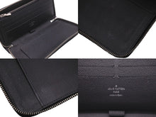 画像をギャラリービューアに読み込む, LOUIS VUITTON ルイヴィトン 長財布 ジッピー オーガナイザー 2017AW シュプリームコラボ ブラック M67723 美品 中古 59735