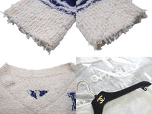 Load image into Gallery viewer, CHANEL シャネル ニット セーター 2019年SSプレコレクション DEAUVILLE BIARRITZ VENISE ボーダー P60704K46380 美品 中古 59739
