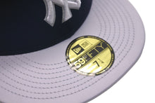 Load image into Gallery viewer, 新品未使用 NEW ERA New york Yankees ニューエラ ニューヨークヤンキース キャップ ネイビー グレーブリム 7 1/4 中古 59747