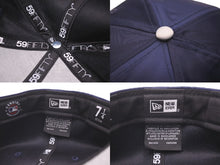 Load image into Gallery viewer, 新品未使用 NEW ERA New york Yankees ニューエラ ニューヨークヤンキース キャップ ネイビー グレーブリム 7 1/4 中古 59747