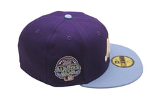 Load image into Gallery viewer, 新品未使用 NEW ERA New york Mets ニューエラ ニューヨークメッツ キャップ パープル ブルー ブルーブリム 7 1/2 中古 59748