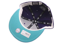 Load image into Gallery viewer, 新品未使用 NEW ERA New york Mets ニューエラ ニューヨークメッツ キャップ パープル ブルー ブルーブリム 7 1/2 中古 59748