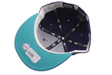 Load image into Gallery viewer, 新品未使用 NEW ERA New york Yankees ニューエラ ニューヨークヤンキース キャップ パープル ブルーブリム 7 1/2 中古 59751