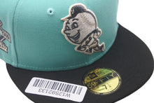 Load image into Gallery viewer, 新品未使用 NEW ERA New york Mets ニューエラ ニューヨークメッツ キャップ ミントグリーン グレーブリム 7 1/4 中古 59755
