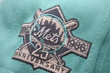 Load image into Gallery viewer, 新品未使用 NEW ERA New york Mets ニューエラ ニューヨークメッツ キャップ ミントグリーン グレーブリム 7 1/4 中古 59755