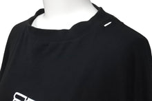 Load image into Gallery viewer, BALENCIAGA バレンシアガ 長袖Ｔシャツ 刺繍デザイン ダメージ加工 ブラック コットン サイズ4 PL32 699191 良品 中古 59769