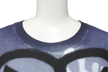 Load image into Gallery viewer, Givenchy × Chito ジバンシー チト 半袖Ｔシャツ グレー ネイビー スプレー コットン XL BM71853Y6B 美品 中古 59770