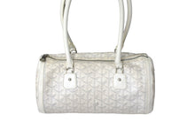 Load image into Gallery viewer, GOYARD ゴヤール ハンドバッグ 廃盤 キオスPM ヘリンボーン柄 ホワイト シルバー金具 良品 中古 59776