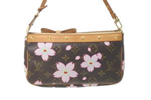 LOUIS VUITTON ルイ ヴィトン 村上隆 ポシェットアクセソワール M92006 モノグラムチェリーブロッサム 美品 中古 59777