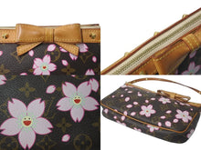 Load image into Gallery viewer, LOUIS VUITTON ルイ ヴィトン 村上隆 ポシェットアクセソワール M92006 モノグラムチェリーブロッサム 美品 中古 59777
