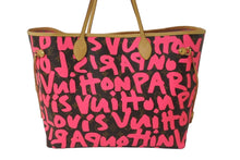 Load image into Gallery viewer, LOUIS VUITTON ルイヴィトン トートバッグ ネヴァーフルGM モノグラムグラフィティ フューシャ M93701 美品 中古 59778