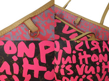Load image into Gallery viewer, LOUIS VUITTON ルイヴィトン トートバッグ ネヴァーフルGM モノグラムグラフィティ フューシャ M93701 美品 中古 59778