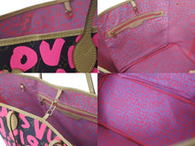 Load image into Gallery viewer, LOUIS VUITTON ルイヴィトン トートバッグ ネヴァーフルGM モノグラムグラフィティ フューシャ M93701 美品 中古 59778