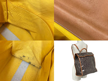 画像をギャラリービューアに読み込む, GOYARD ゴヤール バックパック サン レジェ ヘリンボーン柄 ブラック ブラウン 良品 中古 59779