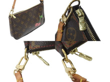 Load image into Gallery viewer, 極美品 LOUIS VUITTON ルイヴィトン ポシェット アクセソワール ブラウン モノグラム チェリー 村上隆 M95008 中古 59790