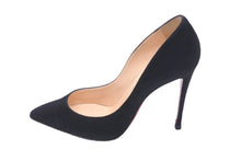 画像をギャラリービューアに読み込む, Christian Louboutin クリスチャンルブタン パンプス ハイヒール ブラック レッド スウェード サイズ36 1/2 美品 中古 59807